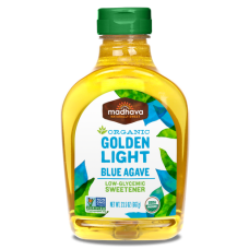 Медовидна органічна агавова нектарова золотиста світла (Madhava Organic Agave Nectar Golden Light, 23.5 oz)