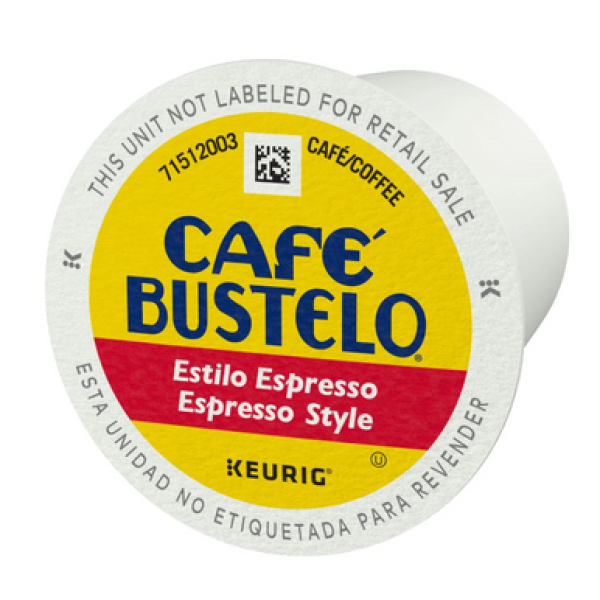 Кофе Cafe Bustelo Эспрессо стиль Кофе в пакетиках K-Cups, 80 шт.