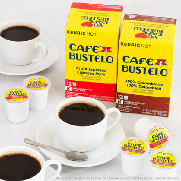 Кофе Cafe Bustelo Эспрессо стиль Кофе в пакетиках K-Cups, 80 шт.