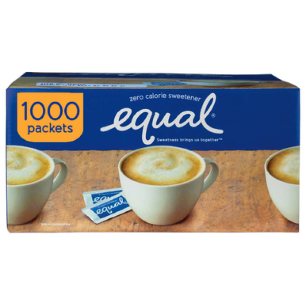 Нулевой Калорийный Сладкий ПодсластительEqual Zero Calorie Пакетики 1000 шт.