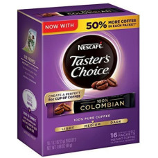 Колумбийский кофе в одиночных порциях Nescafe Taster's Choice Instant Coffee Colombian Singles 16 шт.